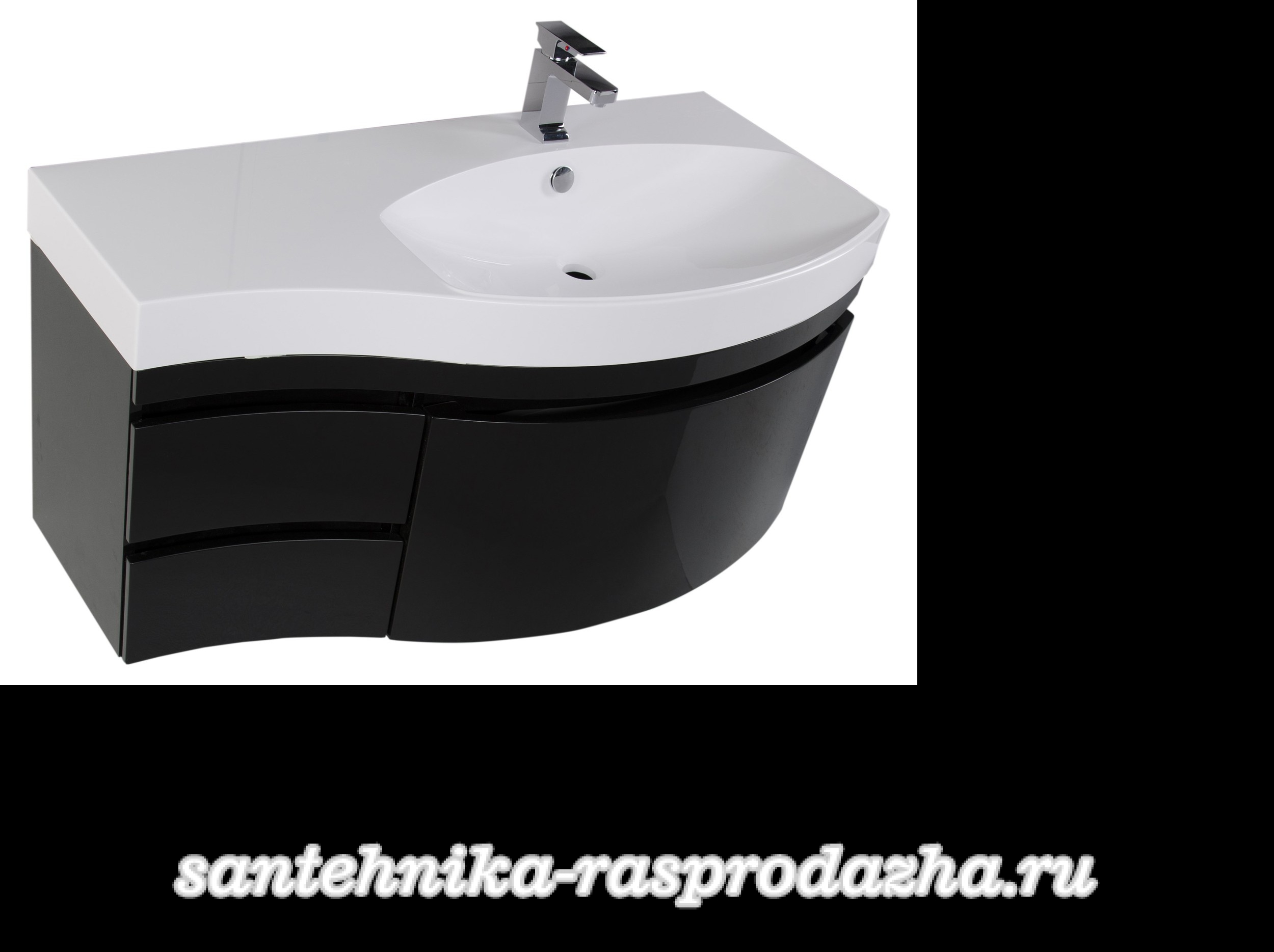 Тумба с раковиной aquanet опера 115 r белый